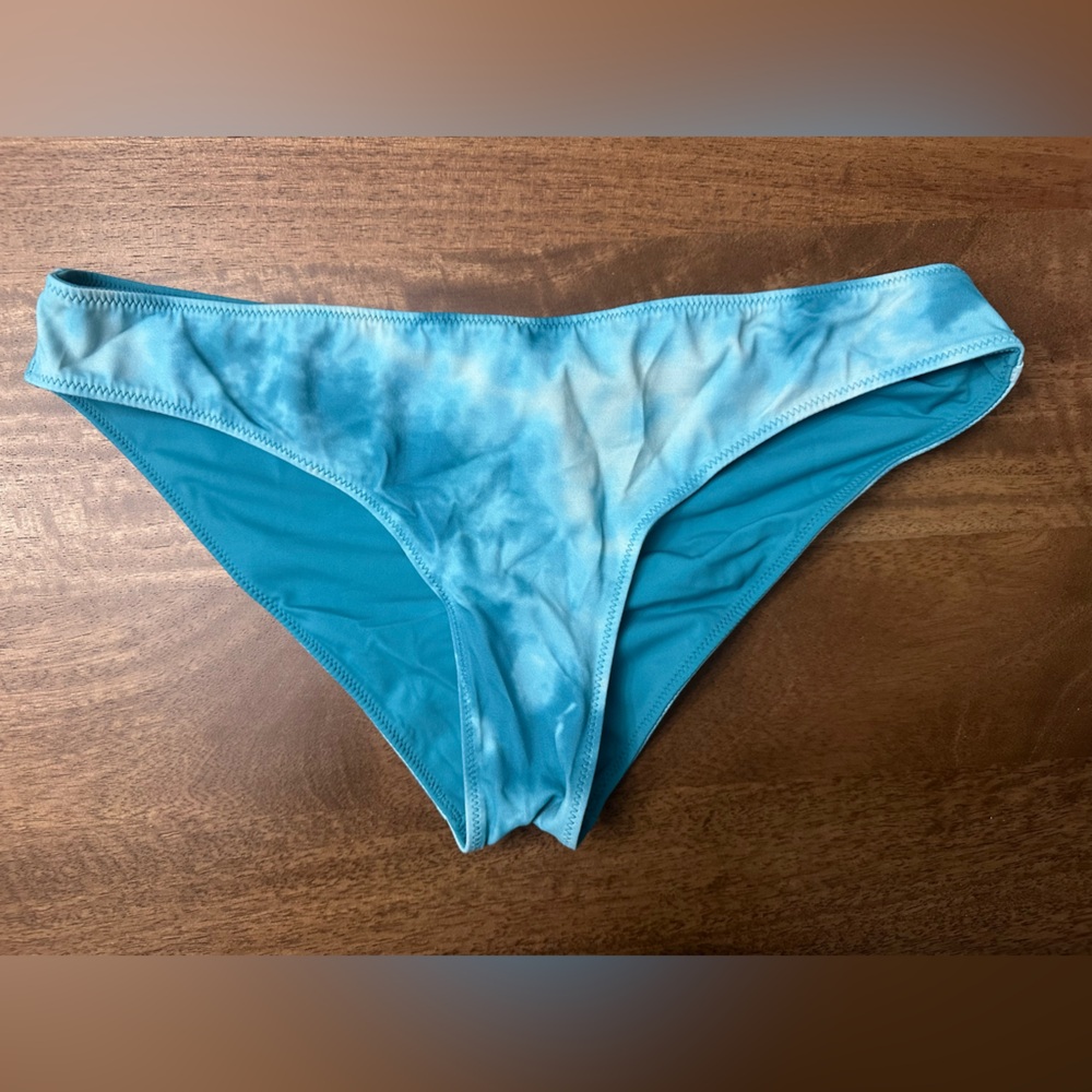 Blue Tie-Dye Bikini Bottom